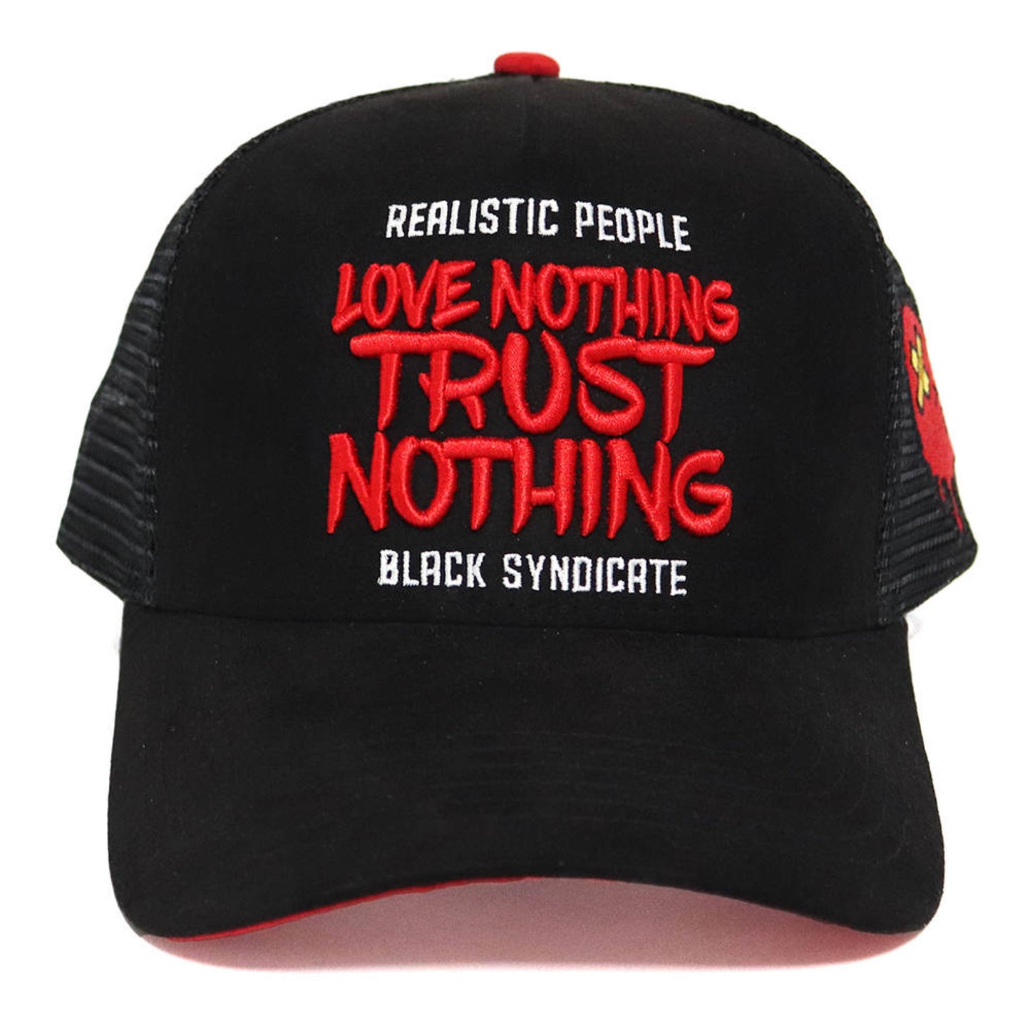 "Love Nothing Trust Nothing" Black Trucker "Suede" “LIMITED EDITION”